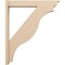 Ekena Millwork 5 1/2-in W x 32-in D x 38-in H Funston Trad Rough Cedar Woodgrain TimberThane Outlooker, Primed Tan OUTUR055X32X38FST04RCPR - alternate 4